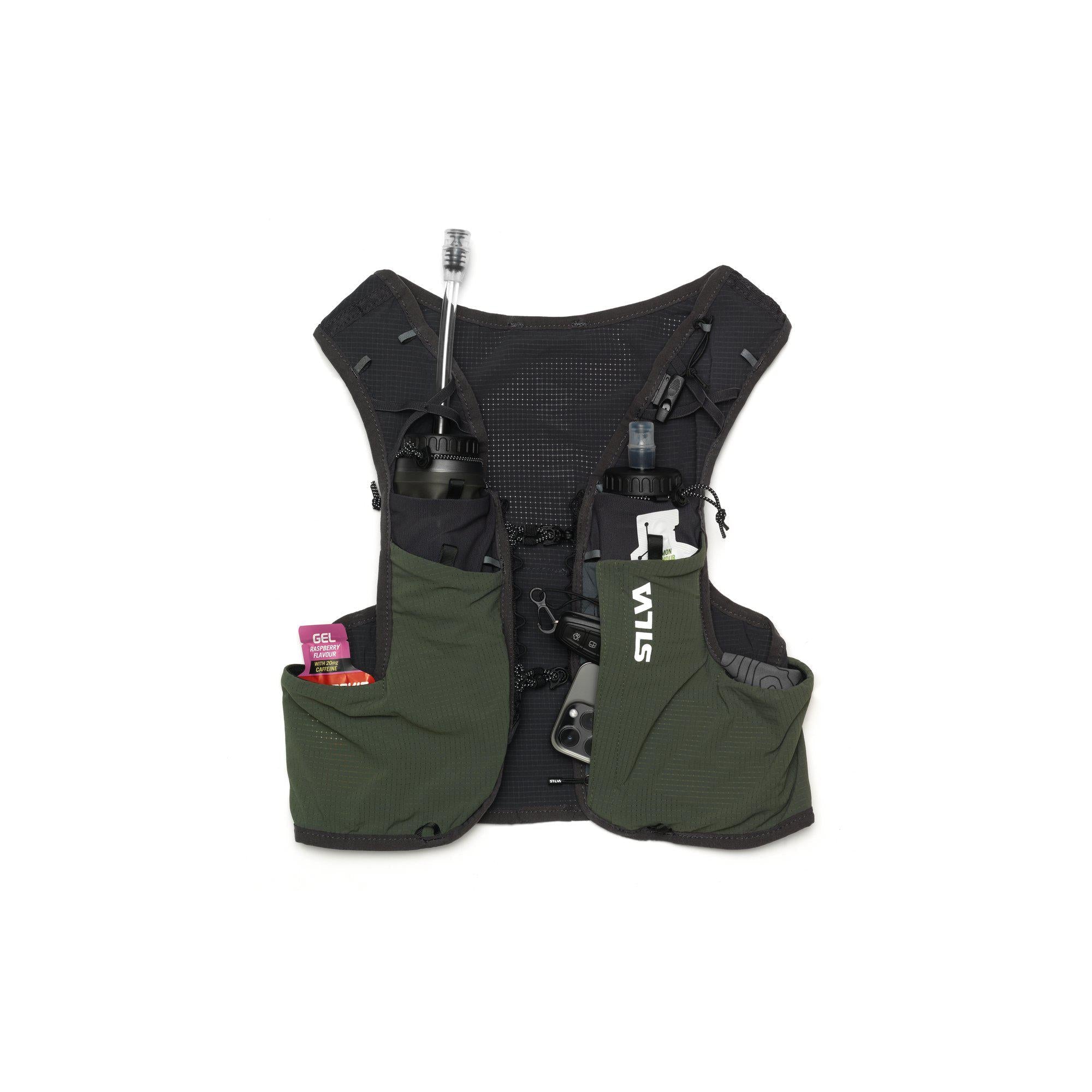 Strive Fly Running Vest | Green | Lightweight Hydration | Silva